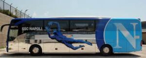 Il nuovo Official Team Bus della SSC Napoli