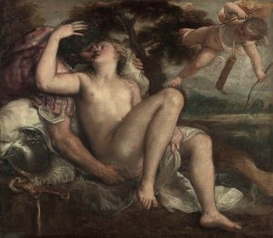 TIZIANO Venere, Marte e Amore (1550 ca) (2)