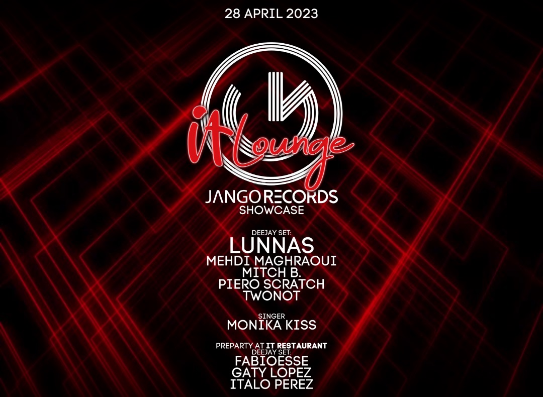 Il 28 aprile Jango Records Showcase all’IT Lounge Ibiza