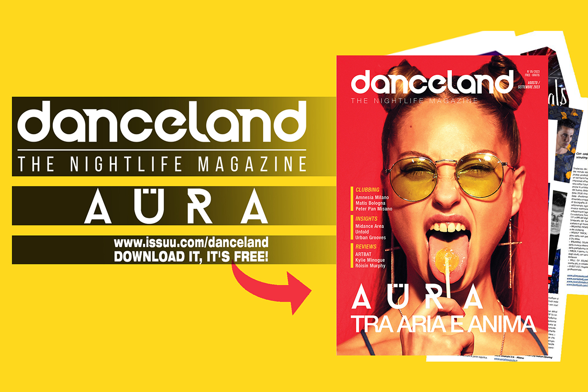 La dj Aüra sulla copertina di Danceland